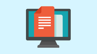 Illustration of a desktop monitor
